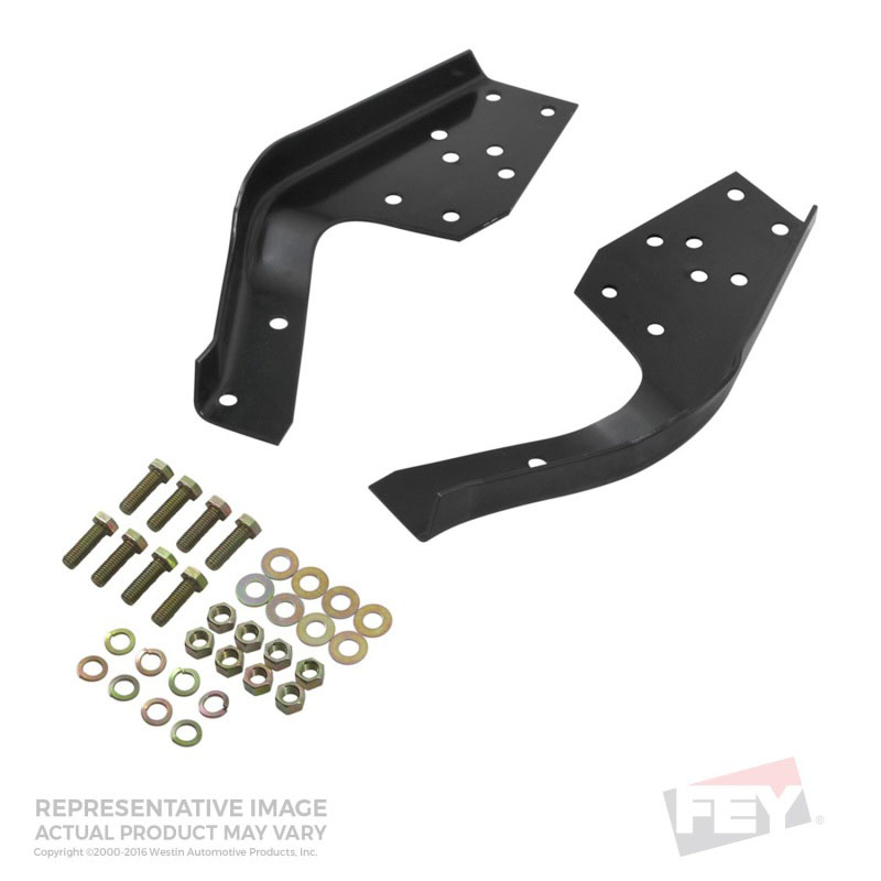 Westin 97200 | /Fey 95-99 Toyota Tacoma / 80-94 Toyota Pickup Universal Bumper Mount Kit - Black; 1995-1999