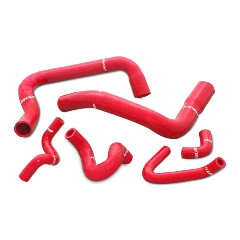 Mishimoto mmhose-mus-86rd | 86-93 Ford Mustang Red Silicone Hose Kit; 1986-1993