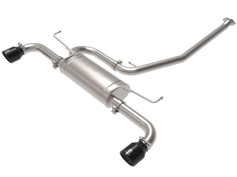 aFe 49-36053-b | POWER Takeda 19-21 Toyota RAV4 L4-2.5L 304SS CB Exhaust w/ Black Tips; 2019-2022