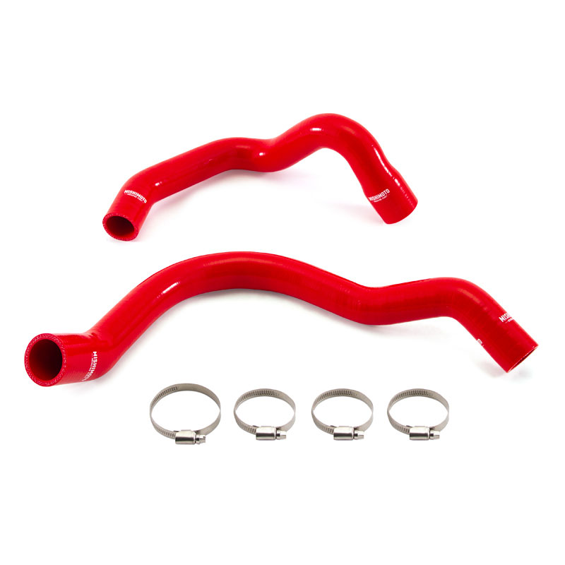 Mishimoto mmhose-xj6-92rd | 91-01 Jeep Cherokee XJ 4.0L Silicone Radiator Hose Kit - Red; 1991-2001