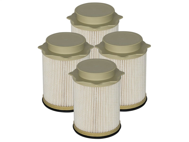 aFe 44-FF016-MB | ProGuard D2 Fuel Filter (4 Pack) 10-16 Dodge RAM Diesel Trucks 6.7L (td); 2010-2016