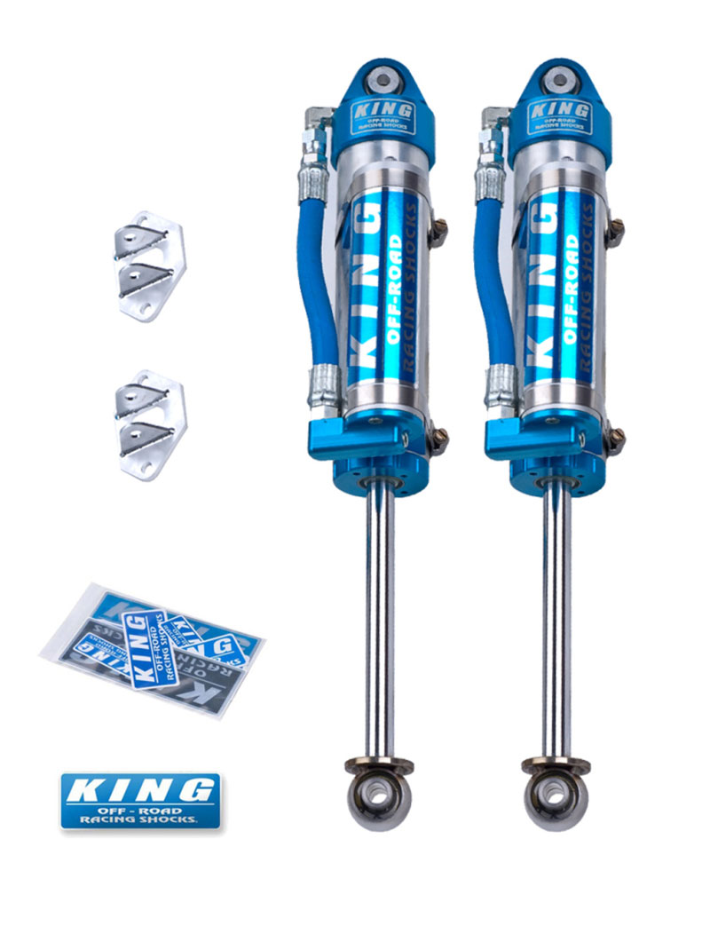 King Shocks 25001-110 | 2005+ Nissan Frontier Rear 2.5 Dia Piggy Hose Reservoir Shock (Pair); 2005-2020