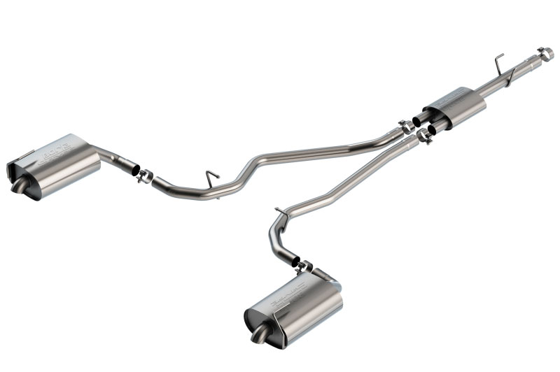 Borla 140824 | 2020 Ford Explorer XLT/Limited Ecoboost 2.3L 2.25in S-type Exhaust - Turndown Tip; 2020-2022