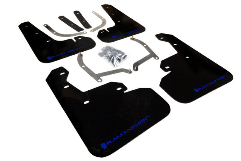 Rally Armor mf45-ur-blk/bl | 2017+ Subaru Impreza UR Black Mud Flap w/ Blue Logo; 2017-2021