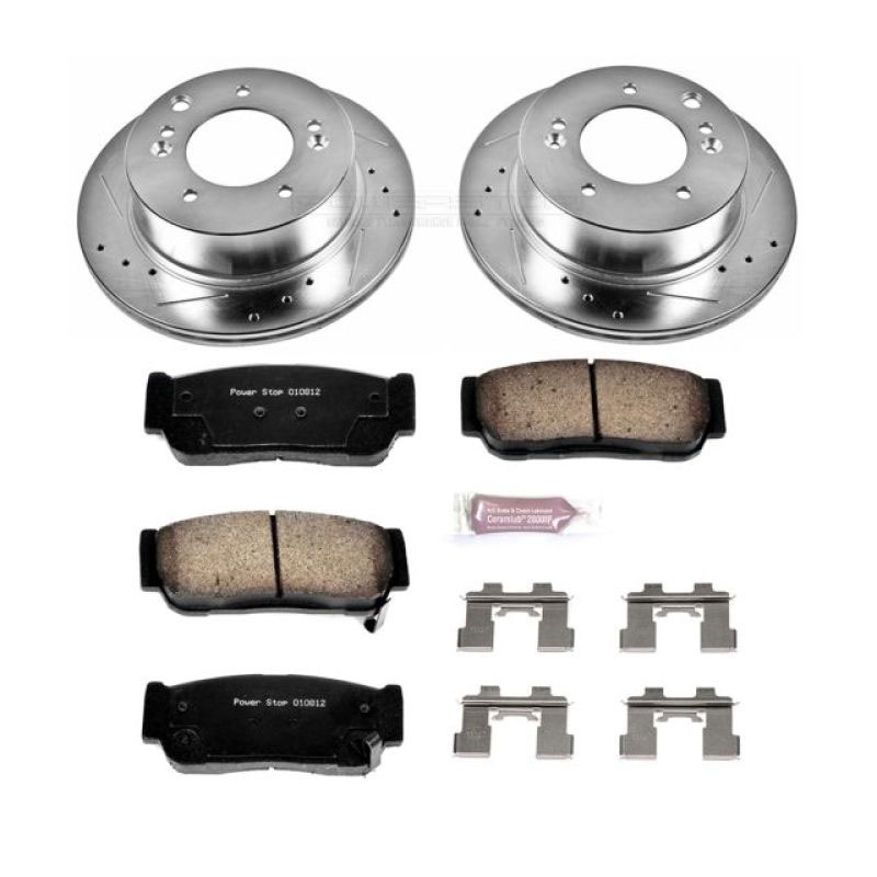 PowerStop k5901 | Power Stop 03-06 Kia Sorento Rear Z23 Evolution Sport Brake Kit; 2003-2006