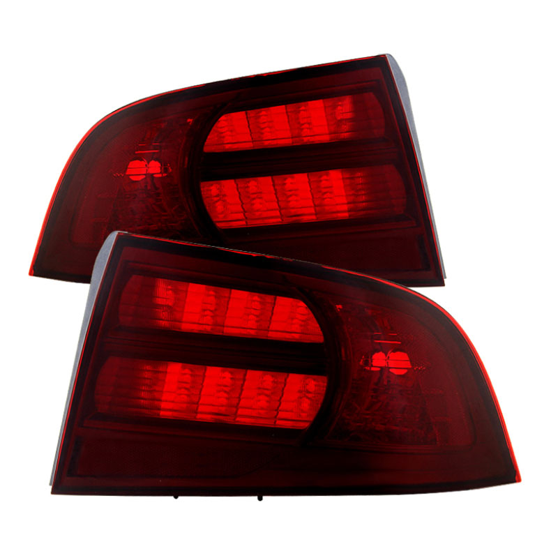 SPYDER 9030833 | Xtune Acura Tl 04-08 OEM Style Tail Lights Red Smoked ALT-JH-ATL04-OE-RSM; 2004-2008