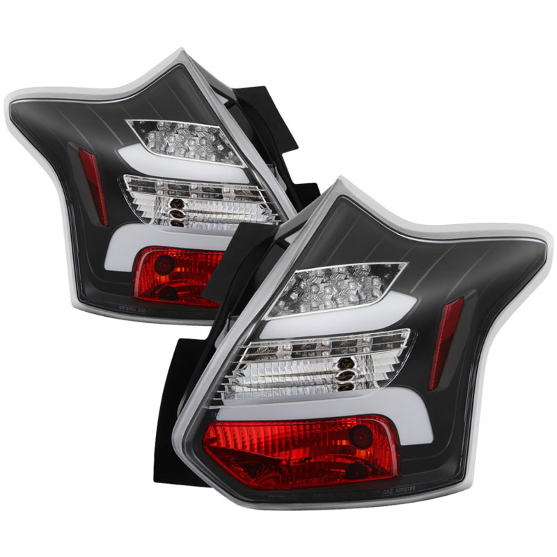 SPYDER 5085139 | Spyder 12-14 Ford Focus 5DR LED Tail Lights - Black (ALT-YD-FF12-LED-BK); 2012-2014