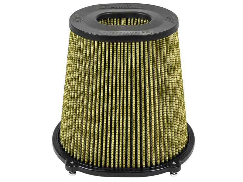 aFe 72-91129 | Quantum Pro-Guard 7 Air Filter Inverted Top - 5in Flange x 9in Height - Oiled PG7