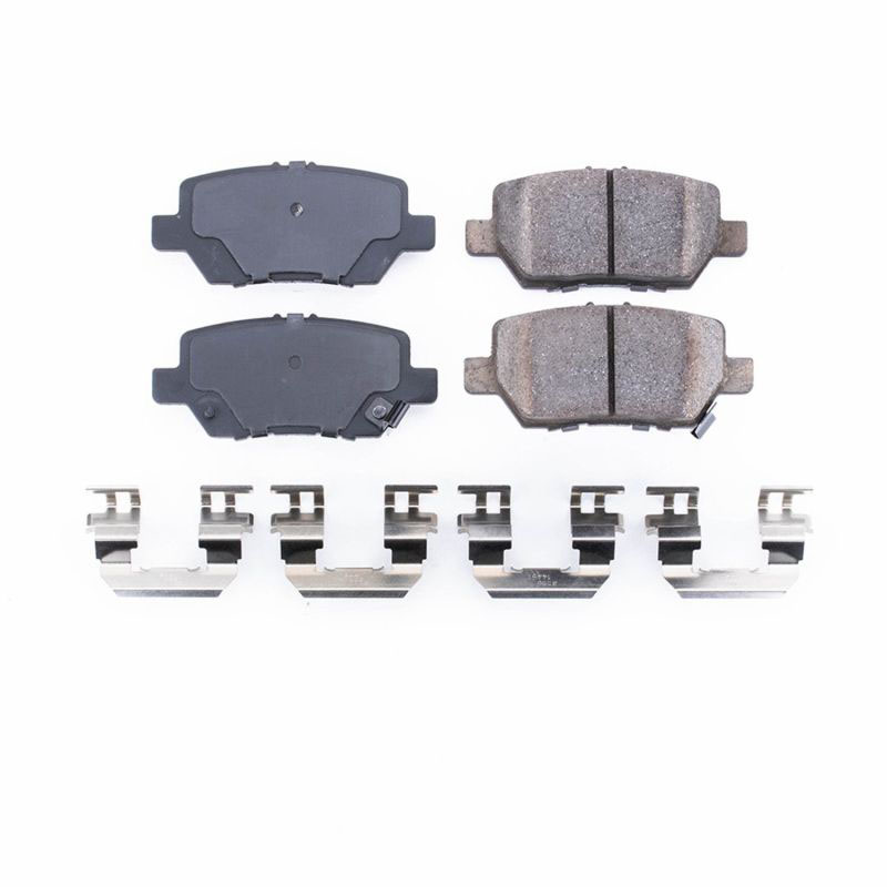 PowerStop 171090 | Power Stop 05-12 Acura RL Rear Z17 Evolution Ceramic Brake Pads w/Hardware; 2005-2012