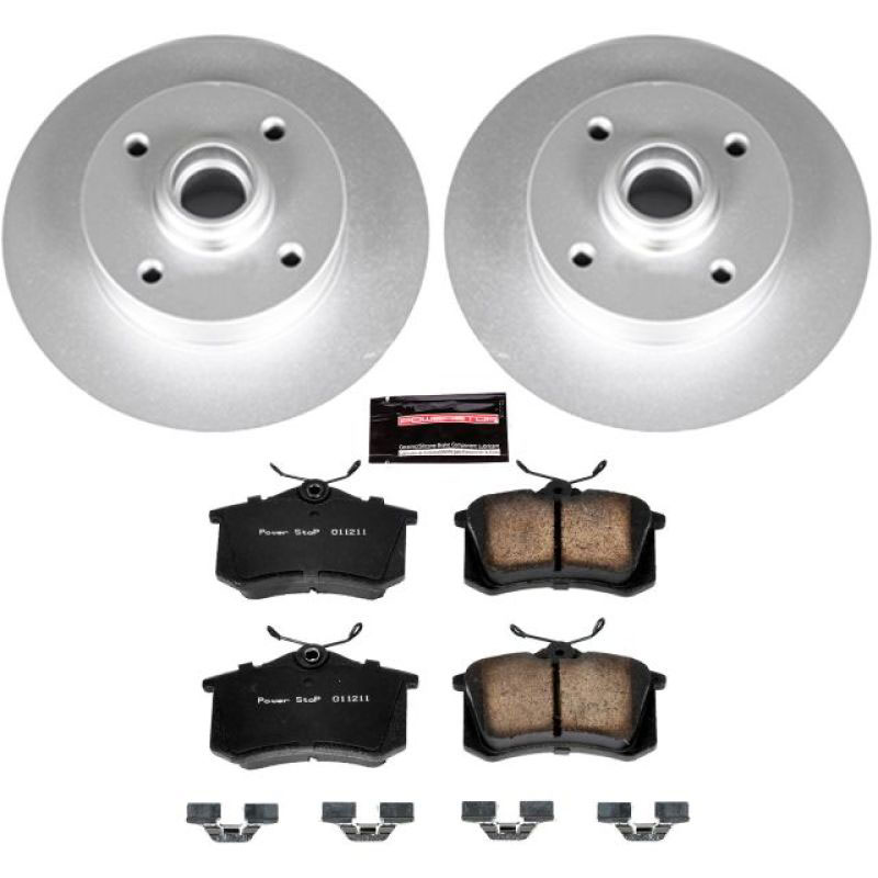 PowerStop crk370 | Power Stop 90-92 Volkswagen Corrado Rear Z23 Evolution Sport Coated Brake Kit; 1990-1992