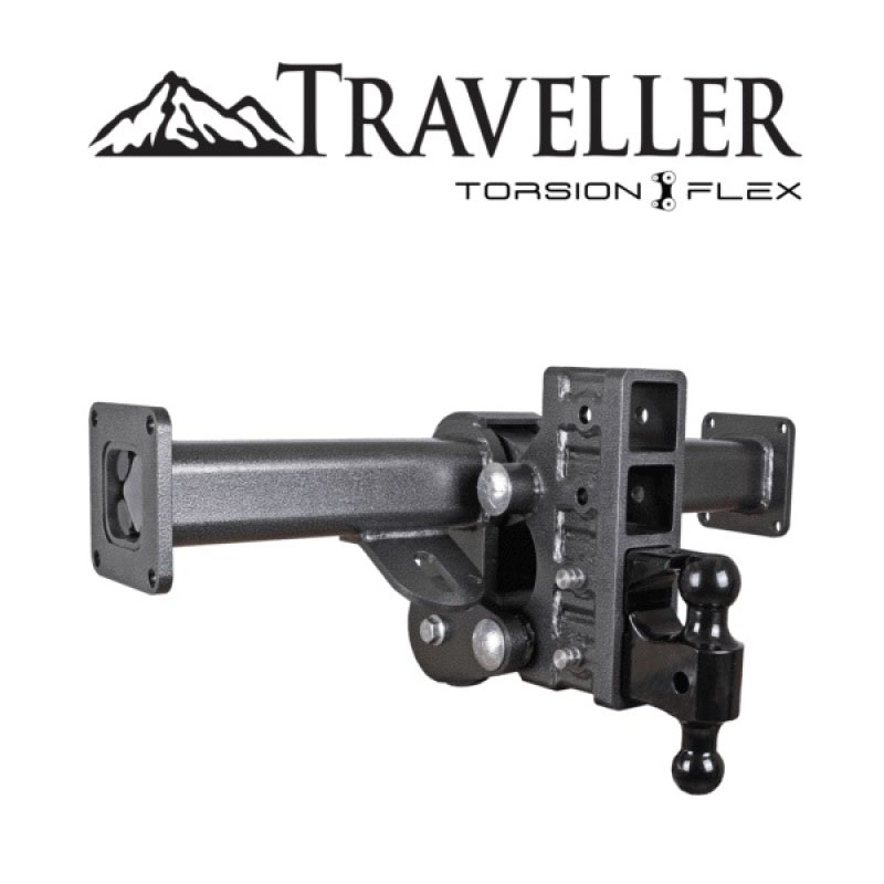 Gen-Y Hitch gh-6023 | Gen-Y 27in Traveller Torsion-Flex 2.5in Shank 6in Drop 3.5K TW 21K Hitch Chassis Frame Mount