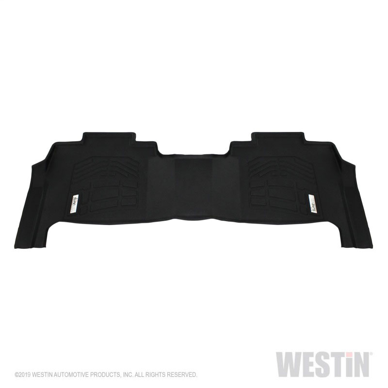 Westin 72-113100 | 2016-2019 Nissan Titan/Titan XD w/Bucket Seats Wade Sure-Fit Floor Liners 2nd Row - Black; 2016-2019