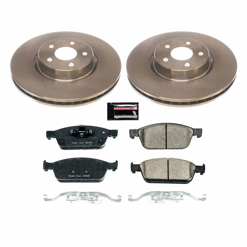 PowerStop koe8175 | Power Stop 18-19 Ford Transit Connect Front Autospecialty Brake Kit; 2018-2019