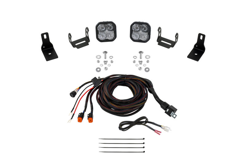 Diode Dynamics dd7764 | 2022+ Ford Maverick SS3 Sport Stage Series Ditch Light Kit Pro White Combo; 2022-2024