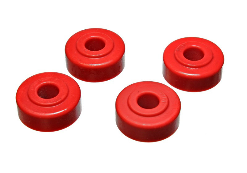 Energy Suspension 3.7114r | 61-68 Buick Centrurion/Electra/LeSabre/Riviera Red Front Strut Rod Bushing Set; 1961-1968