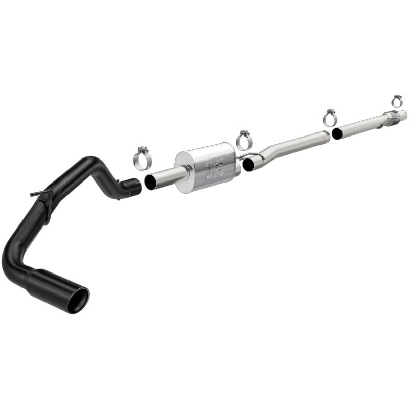 Magnaflow 19452 | MagnaFlow 2019 Ford Ranger 2.3L Black Coated Stainless Steel Cat-Back Exhaust; 2019-2019