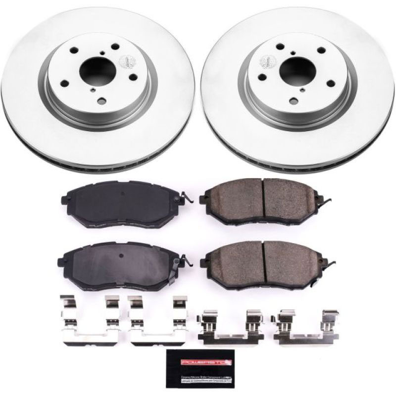 PowerStop crk4603 | Power Stop 06-07 Subaru B9 Tribeca Front Z17 Evolution Geomet Coated Brake Kit; 2006-2007