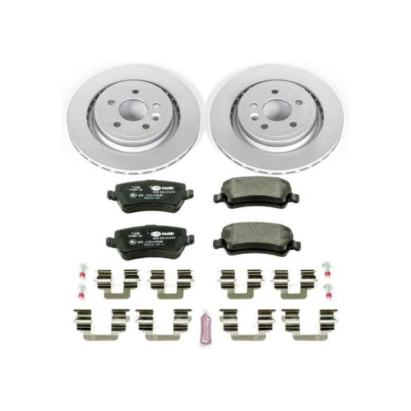 PowerStop esk4702 | Power Stop 11-18 Volvo S60 Rear Euro-Stop Brake Kit; 2011-2018