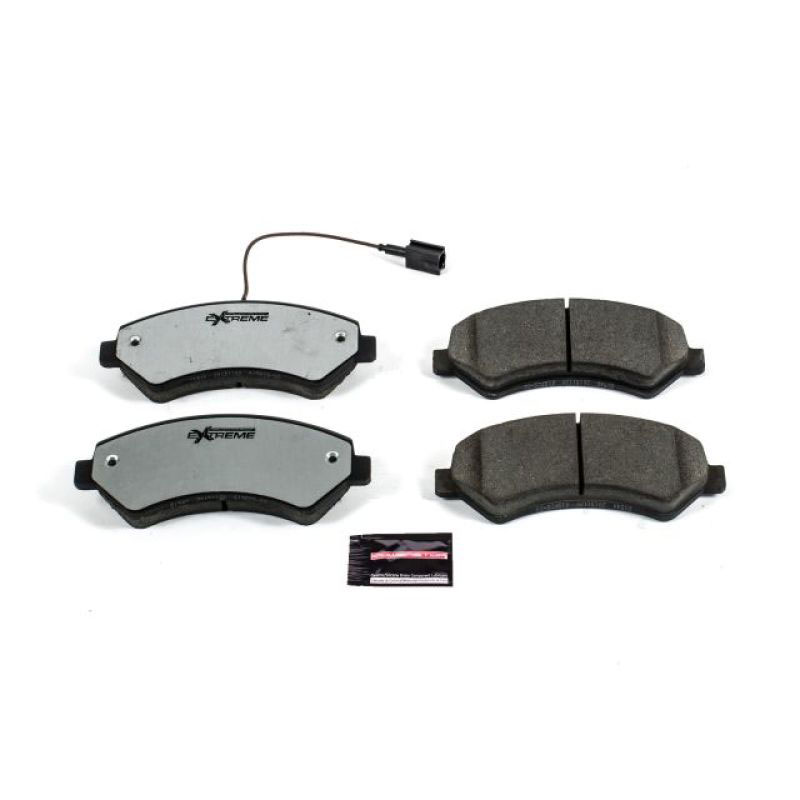 PowerStop z36-1540 | Power Stop 2019 Ram ProMaster 1500 Front Z36 Truck & Tow Brake Pads w/Hardware; 2019-2022