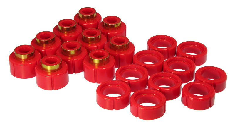 Prothane 7-136 | 92-99 Chevy Blazer/Tahoe/Yukon Body Mount - Red; 1992-1999