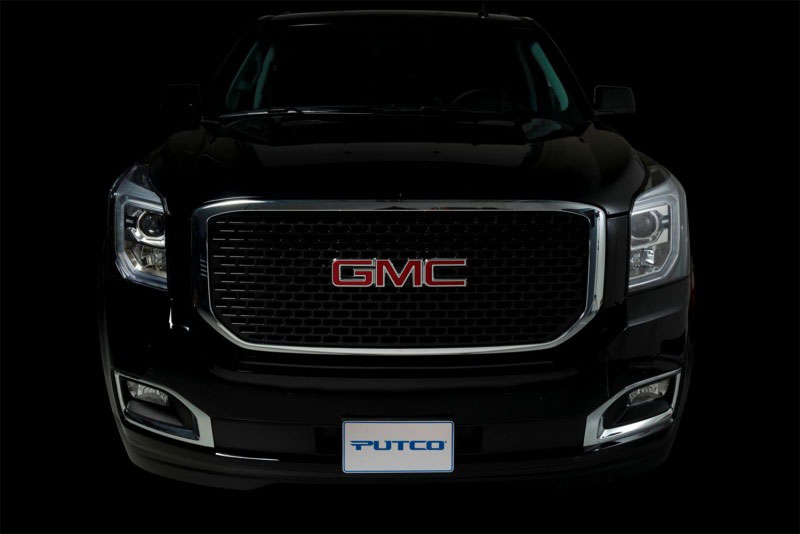 Putco 270519b | 15-20 GMC Yukon XL - Liquid 3D Slot / Black Denali Style Lighted Boss Grille; 2015-2020