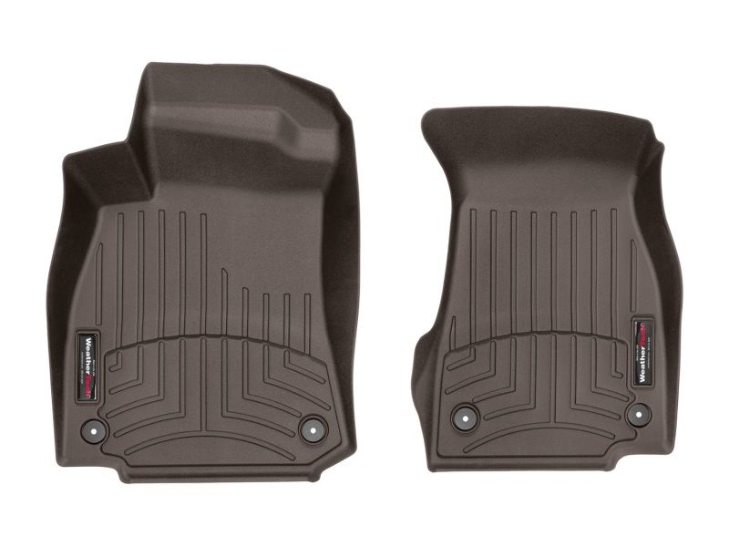 WeatherTech 4715111 | 2019+ Audi A6 (Sedan Only) Front Floorliner - Cocoa; 2019-2023