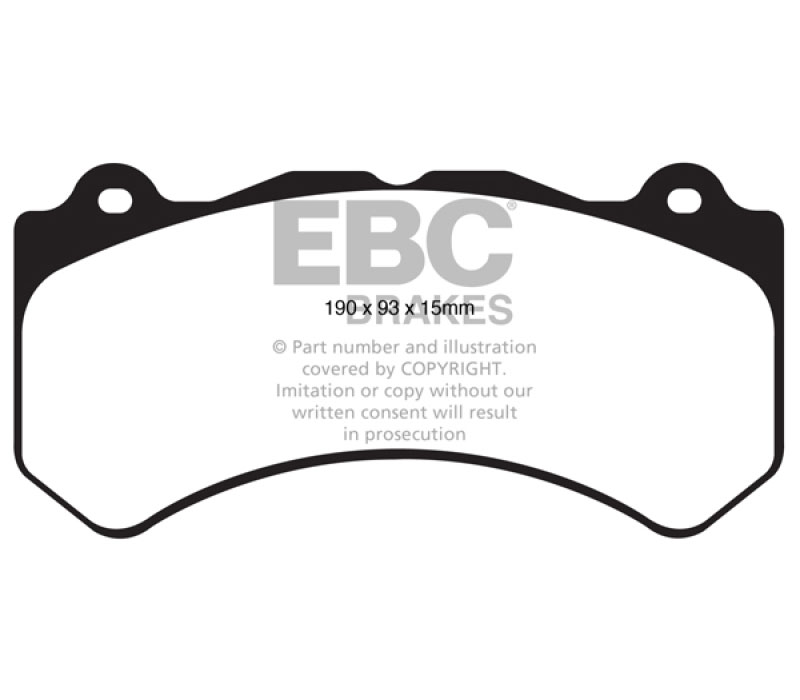 EBC ud1405 | 15+ Cadillac CTS 3.6 Twin Turbo Ultimax2 Front Brake Pads; 2015-2023