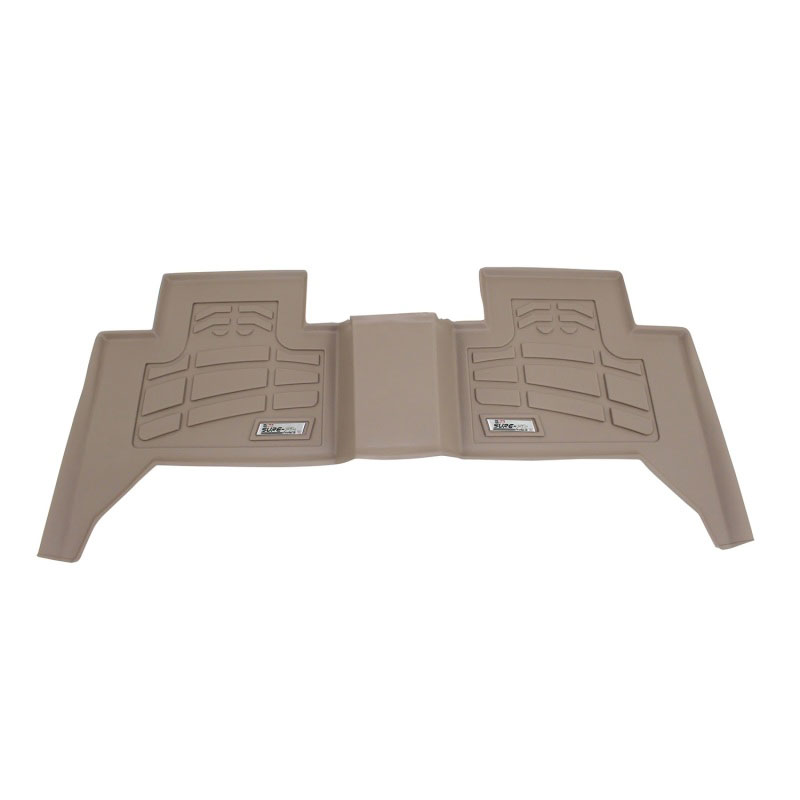 Westin 72-133073 | 2005-2018 Toyota Tacoma Double Cab Wade Sure-Fit Floor Liners 2nd Row - Tan; 2005-2018