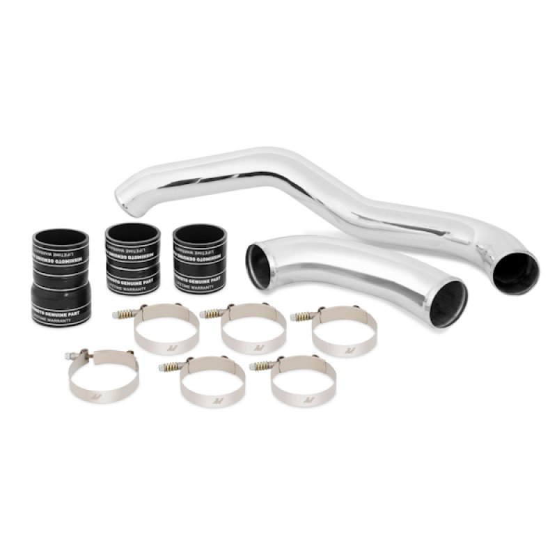 Mishimoto mmicp-f2d-08hbk | 08-10 Ford 6.4L Powerstroke Hot-Side Intercooler Pipe and Boot Kit; 2008-2010