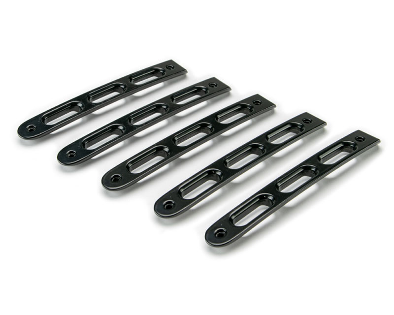 DV8 Offroad d-jp-190026-bk-5 | 2007-2018 Jeep JK Black Slot Style Door Handle Inserts - Set Of 5; 2007-2018