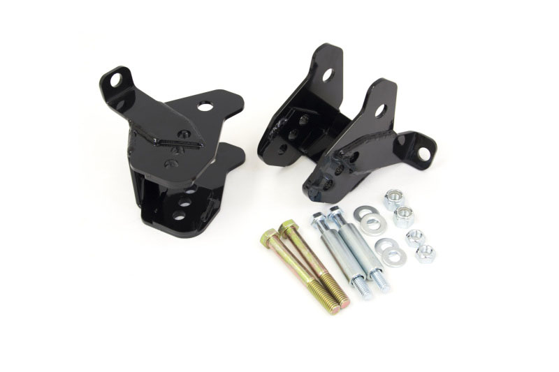 UMI Performance 4012-b | 64-72 GM A-Body Rear Control Arm Relocation Brackets - Bolt-In; 1964-1972