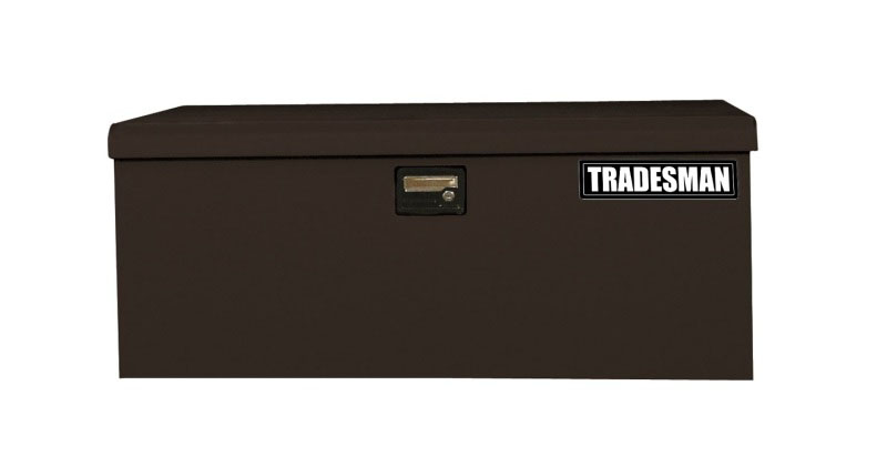 Tradesman 78048 | Steel Job Site Box/Chest (Light Duty/Large) (42.75in.) - Black