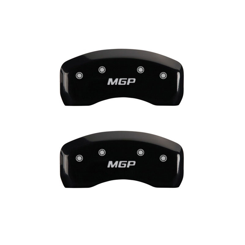 MGP 39023RMGPBK | MGP 2 Caliper Covers Engraved Rear MGP Black Finish Silver Characters 2007 Acura RL; 2006-2008