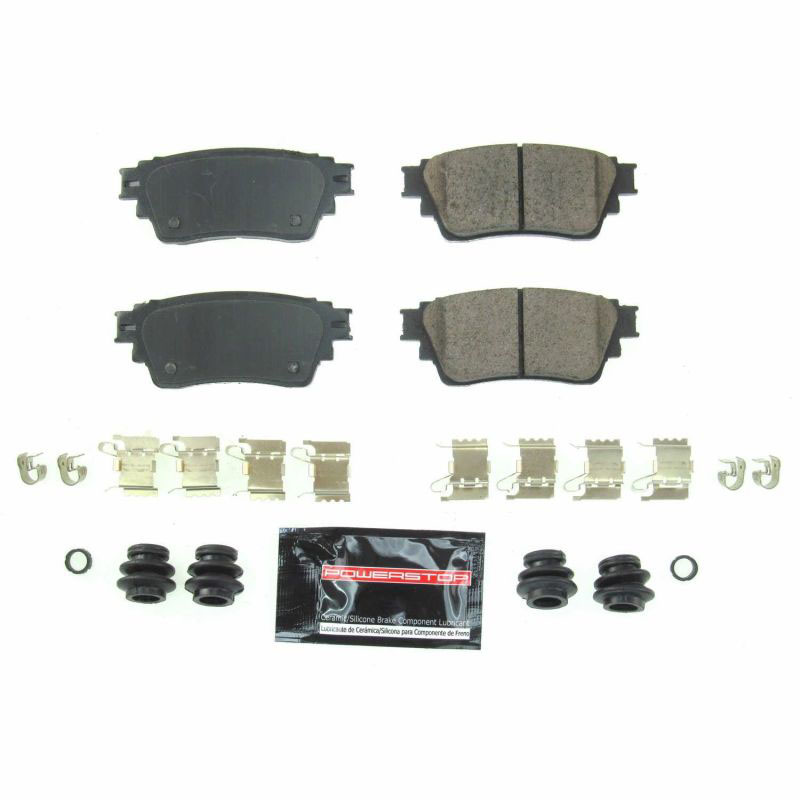 PowerStop z232135 | Power Stop 2019 Mitsubishi Eclipse Cross Rear Z23 Evolution Sport Brake Pads w/Hardware; 2019-2019