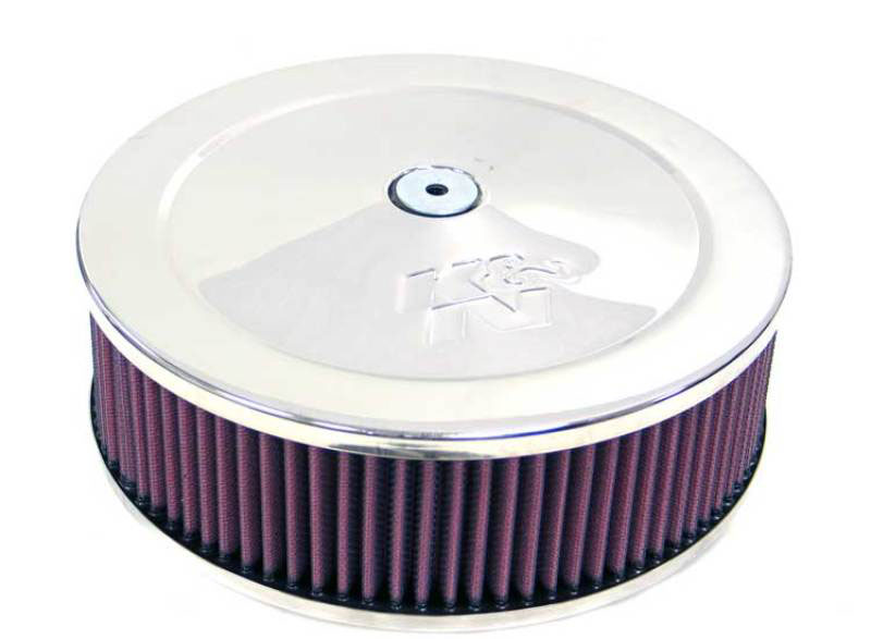 K&N Engineering 601090 | K&N Standard 9in Red Custom Air Cleaner Assembly