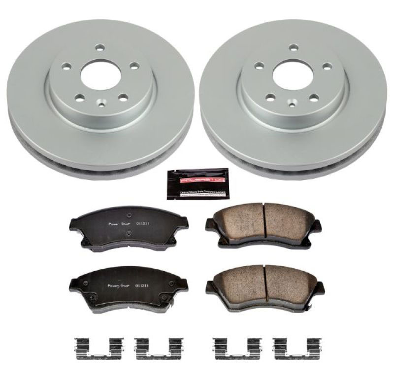 PowerStop crk5550 | Power Stop 11-15 Chevrolet Cruze Front Z17 Evolution Geomet Coated Brake Kit; 2011-2015