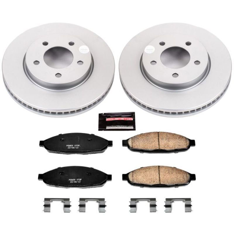 PowerStop crk3009 | Power Stop 04-08 Chrysler Pacifica Front Z17 Evolution Geomet Coated Brake Kit; 2004-2008