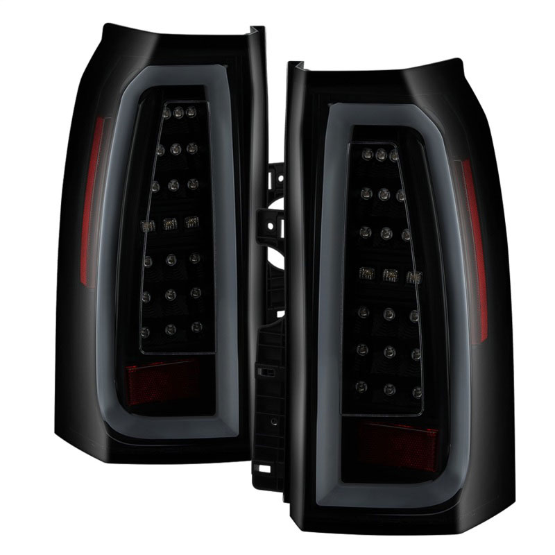 SPYDER 5085078 | Spyder Chevy Tahoe / Suburban 15-17 LED Tail Lights - Black Smoke (ALT-YD-CTA15-LED-BSM); 2015-2017