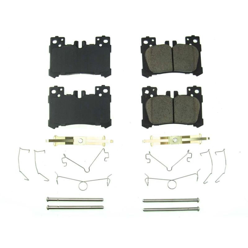 PowerStop 172063 | Power Stop 2018 Lexus LC500 Rear Z17 Evolution Ceramic Brake Pads w/Hardware; 2018-2018