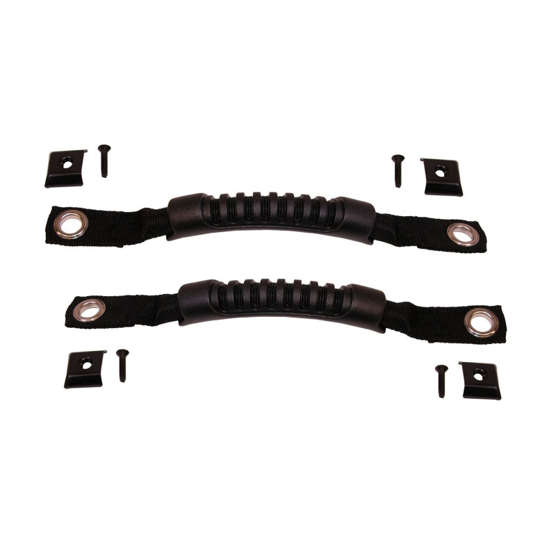 Rugged Ridge 11825.01 | Door Pull Straps 76-95 Jeep CJ / Jeep Wrangler; 1976-1995