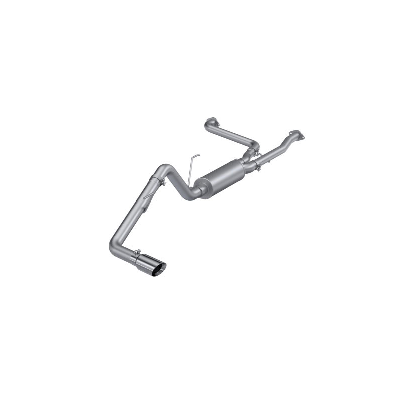 MBRP s5407al | 22-23 Nissan Frontier 3.8L 3in Tip 3in Cat Back Single Side Exit Street Profile - Aluminized; 2022-2023