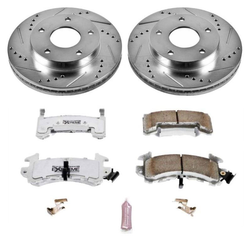 PowerStop k3003-26 | Power Stop 79-85 Buick Riviera Front or Rear Z26 Street Warrior Brake Kit; 1979-1985