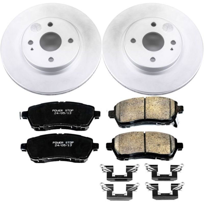 PowerStop crk6344 | Power Stop 11-14 Mazda 2 Front Z17 Evolution Geomet Coated Brake Kit; 2011-2014