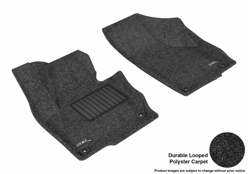 3D Maxpider l1vw02112209 | 3D MAXpider 2009-2019 Volkswagen Tiguan/Tiguan Limited Classic 1st Row Floormat - Black; 2009-2019