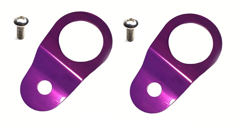 Torque Solution ts-ev-013c | Radiator Mount Combo (Purple) : Mitsubishi Evolution 7/8/9; 2005-2006