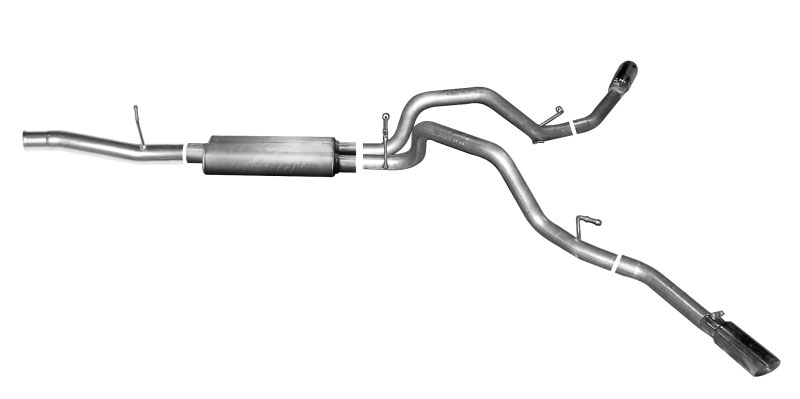 Gibson 65676 | 14-19 Cadillac Escalade ESV Base 6.2L 3.5in/2.25in Cat-Back Dual Extreme Exhaust - Stainless; 2014-2019