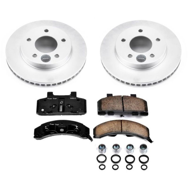 PowerStop crk1487 | Power Stop 83-96 Buick Century Front Z17 Evolution Geomet Coated Brake Kit; 1983-1996