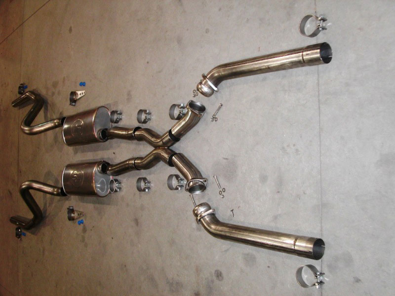 Stainless Works 6872397 | Chevy Monte Carlo Small/Big Block Exhaust 3" System with X-pipe; 1968-1972