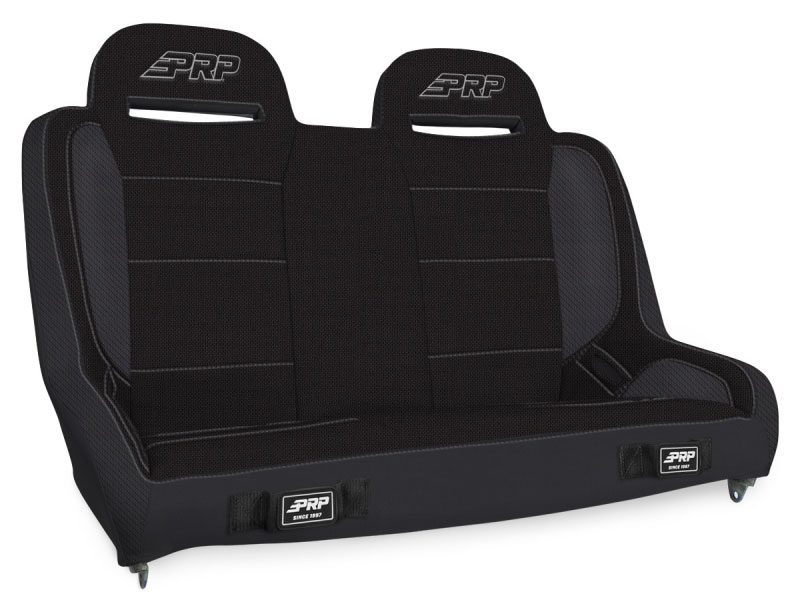 PRP Seats a9240-47-50 | PRP Jeep Wrangler JKU/JLU Elite Series Rear Bench- Black; 2006-2018