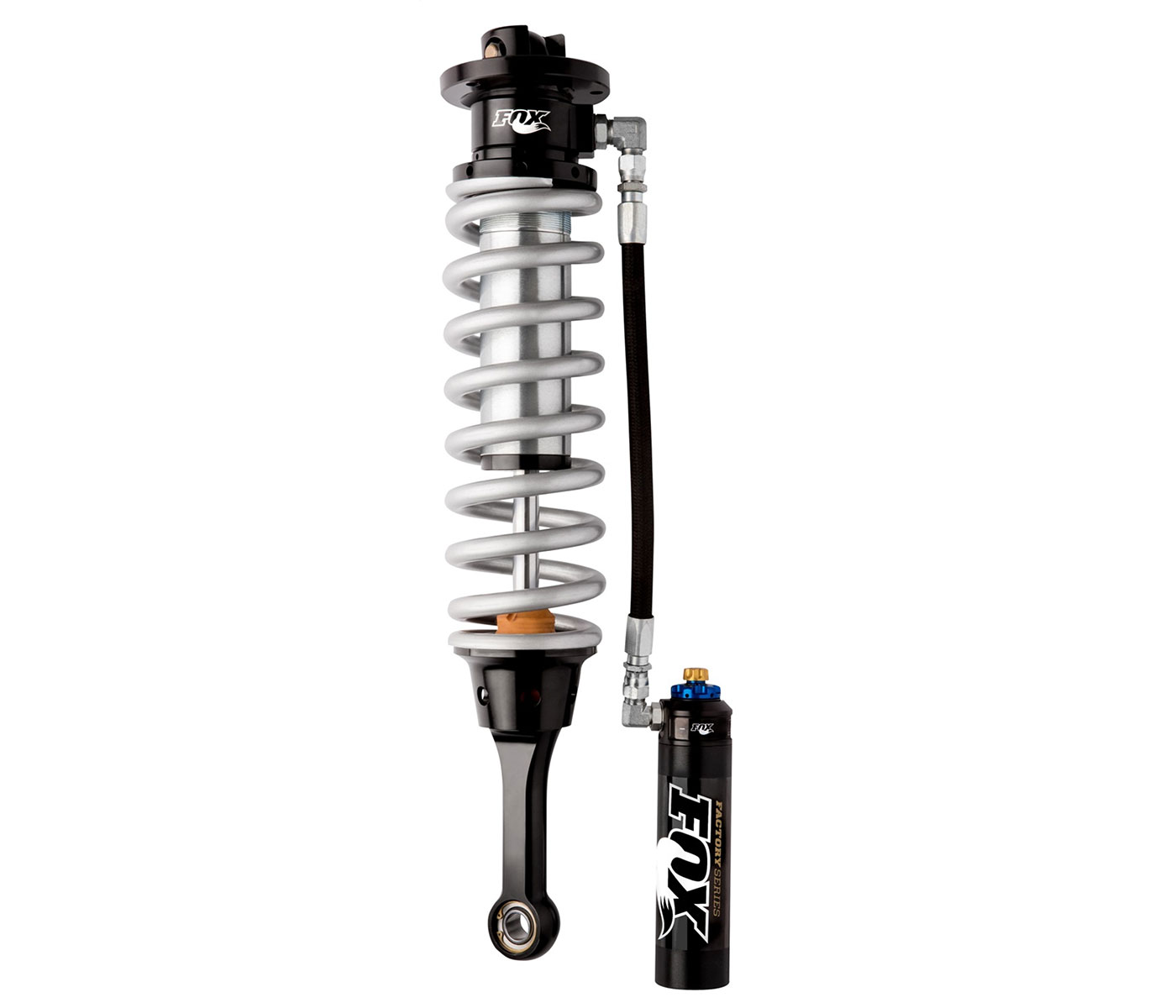 FOX 883-06-046 | Fox Ford Raptor 3.0 Factory Series 7.59in Int. Bypass Remote Res. Front Coilover Set DSC Adj. - Blk; 2010-2014